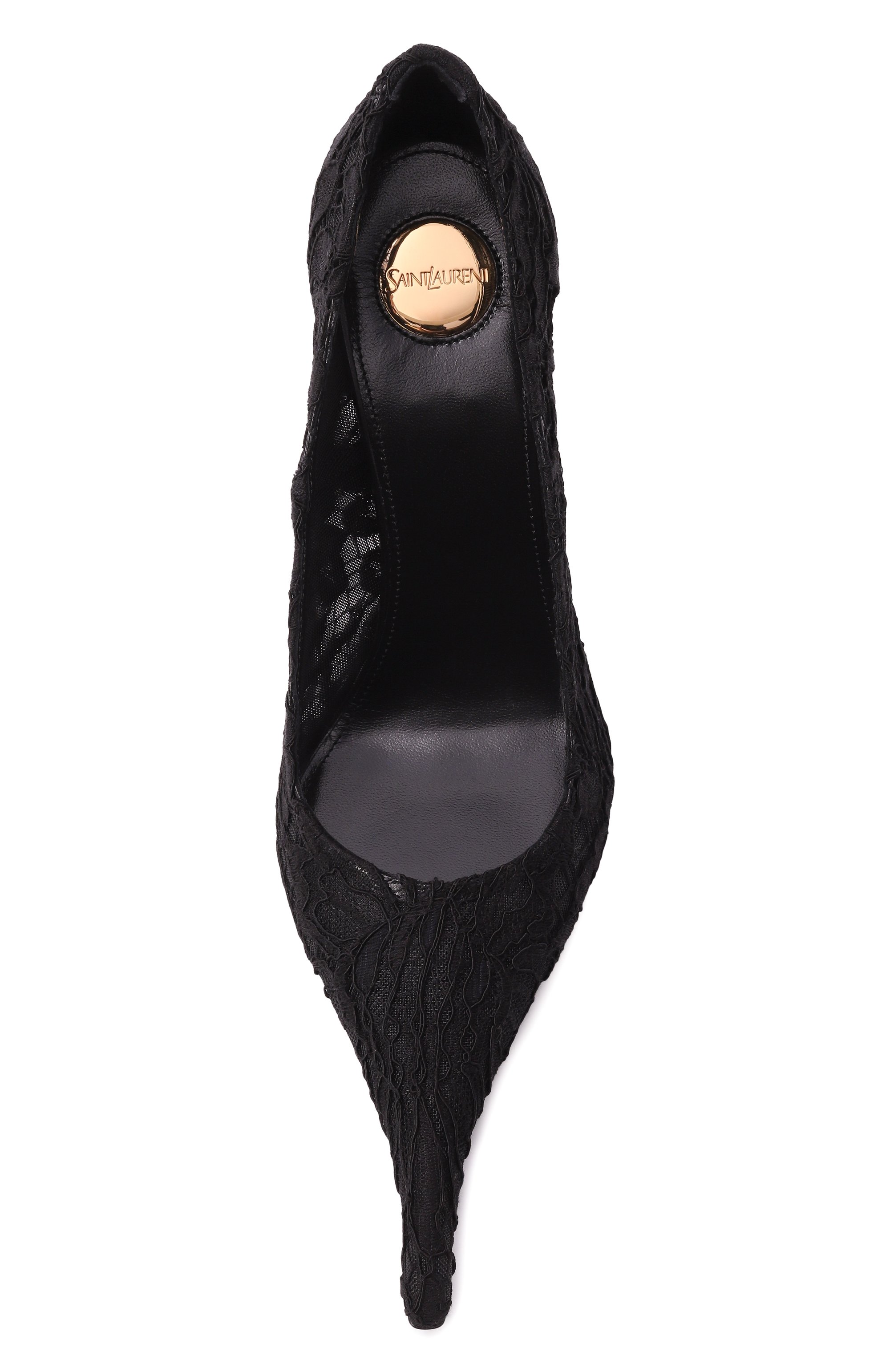 Текстильные туфли thierry 95 SAINT LAURENT черного цвета по цене 181500 руб., арт. 853179/AAE9M, фото 6 Текстильные туфли thierry 95 SAINT LAURENT, арт. 853179/AAE9M, фото 6