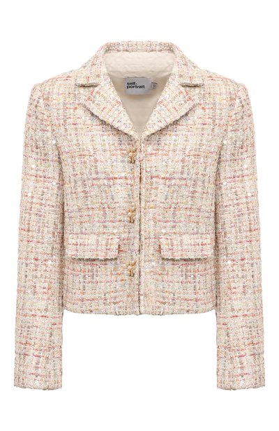 Твидовый жакет SELF-PORTRAIT, арт. PF24-110JA-C, фото 1