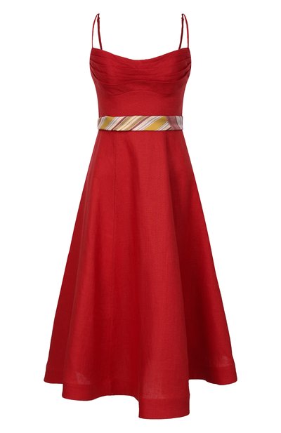 Женское льняное платье ZIMMERMANN, арт. 6939DC261