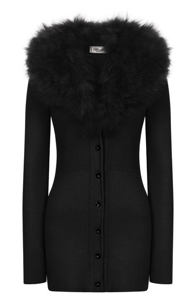 Женский шерстяной кардиган BLUMARINE, арт. RF6197MAB39
