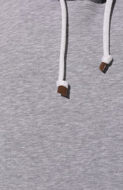 Хлопковое худи BRUNELLO CUCINELLI, арт. M0T359021G, фото 5