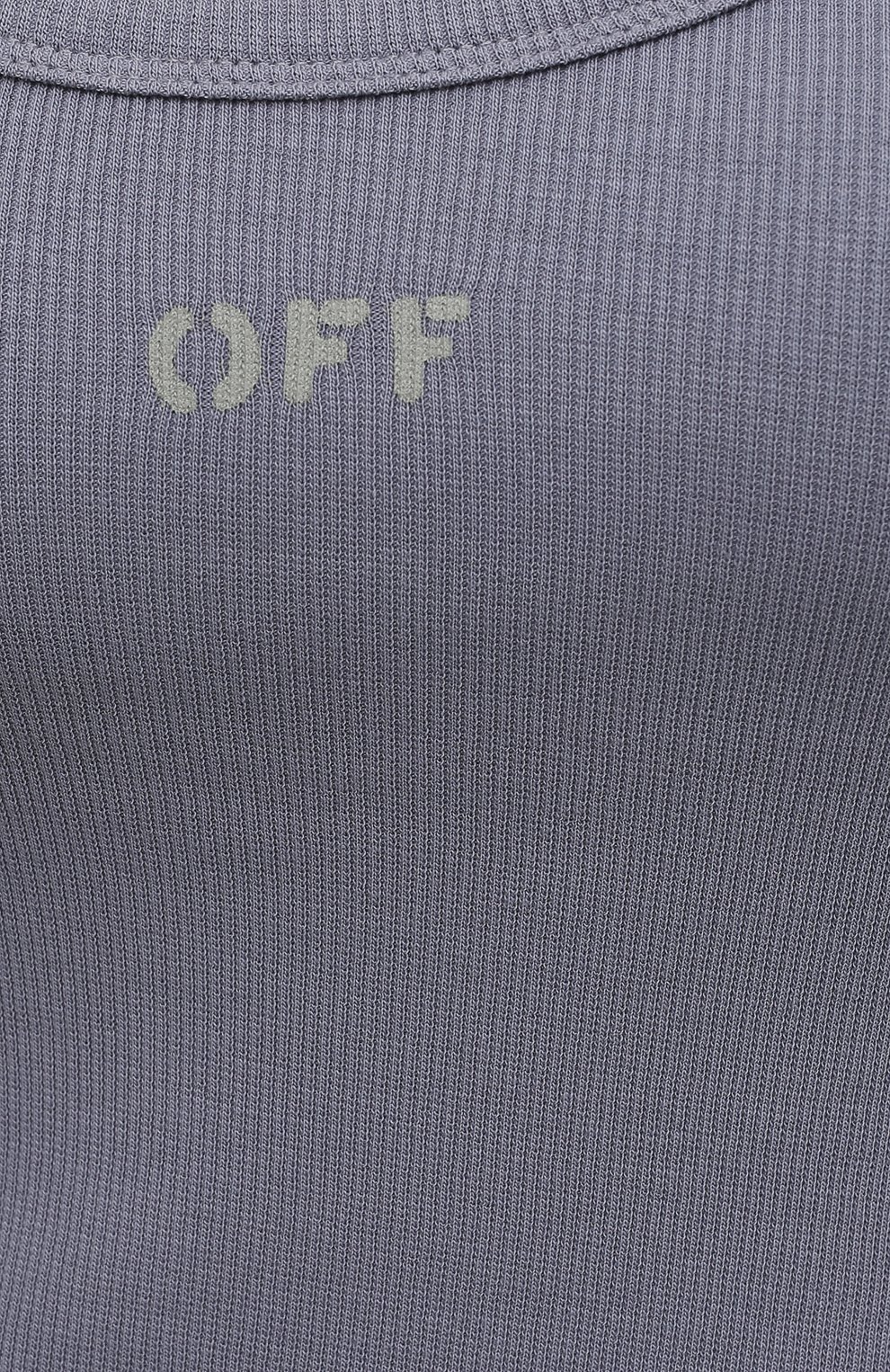 Хлопковая майка OFF-WHITE, арт. 0WAD072F21JER001, фото 5