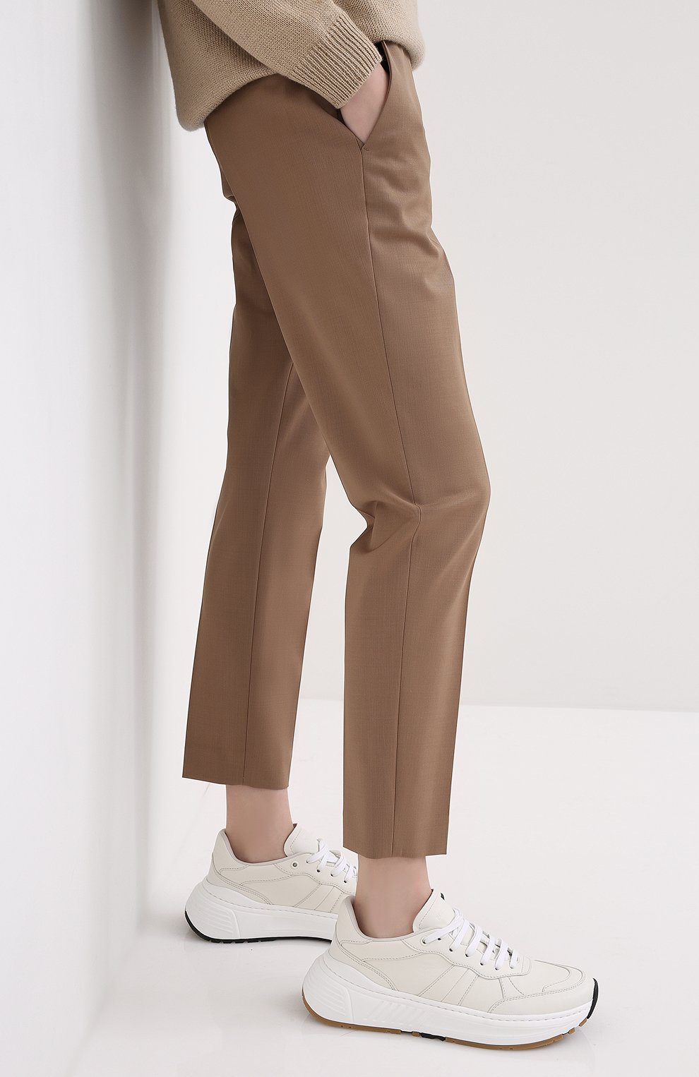 Шерстяные брюки BRUNELLO CUCINELLI, арт. MP526P7406, фото 3