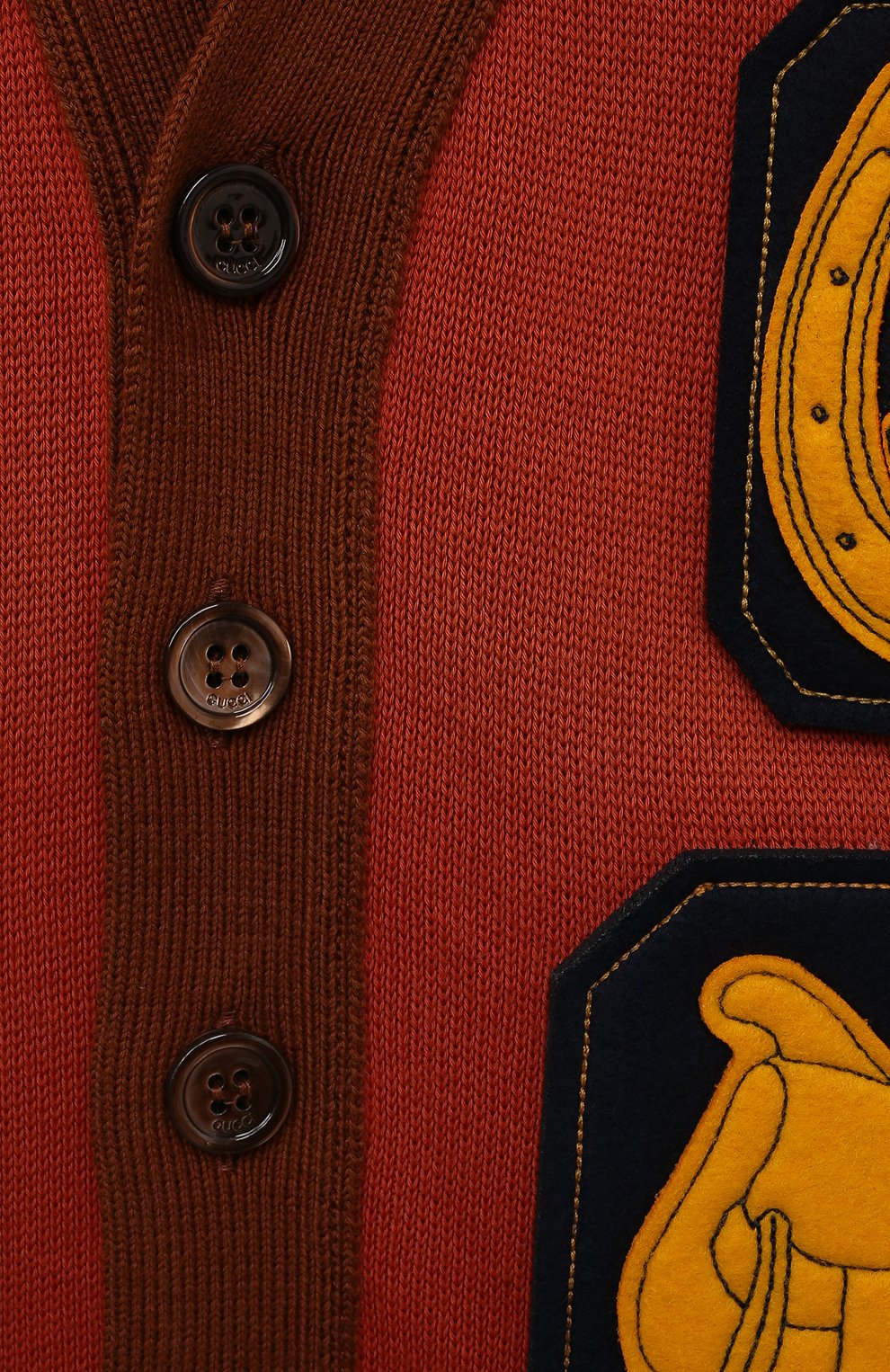 Хлопковый кардиган GUCCI, арт. 590277 XKA2Z, фото 3