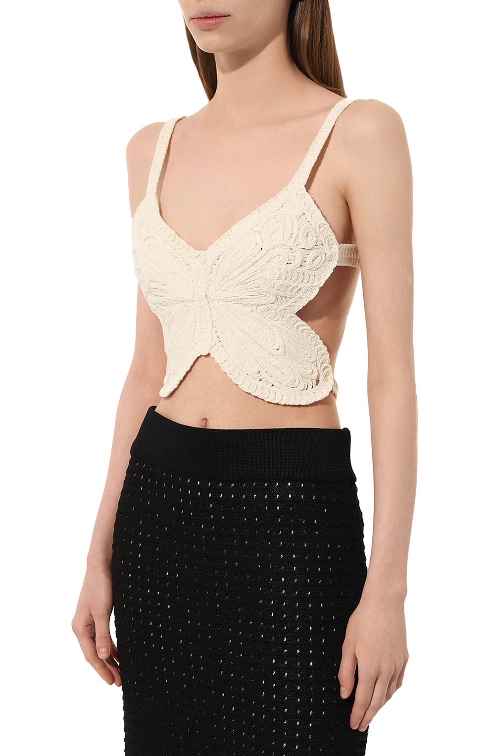 Хлопковый топ BLUMARINE, арт. P422M454R, фото 3