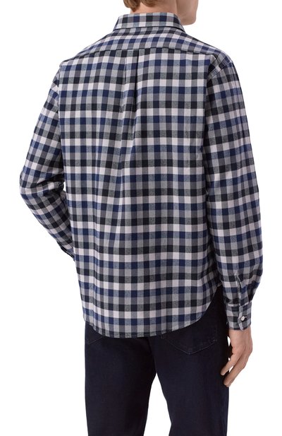 Хлопковая рубашка REPLAY разноцветного цвета по цене 19950 руб., арт. M4150 .000.52824, фото 4 Хлопковая рубашка REPLAY, арт. M4150 .000.52824, фото 4