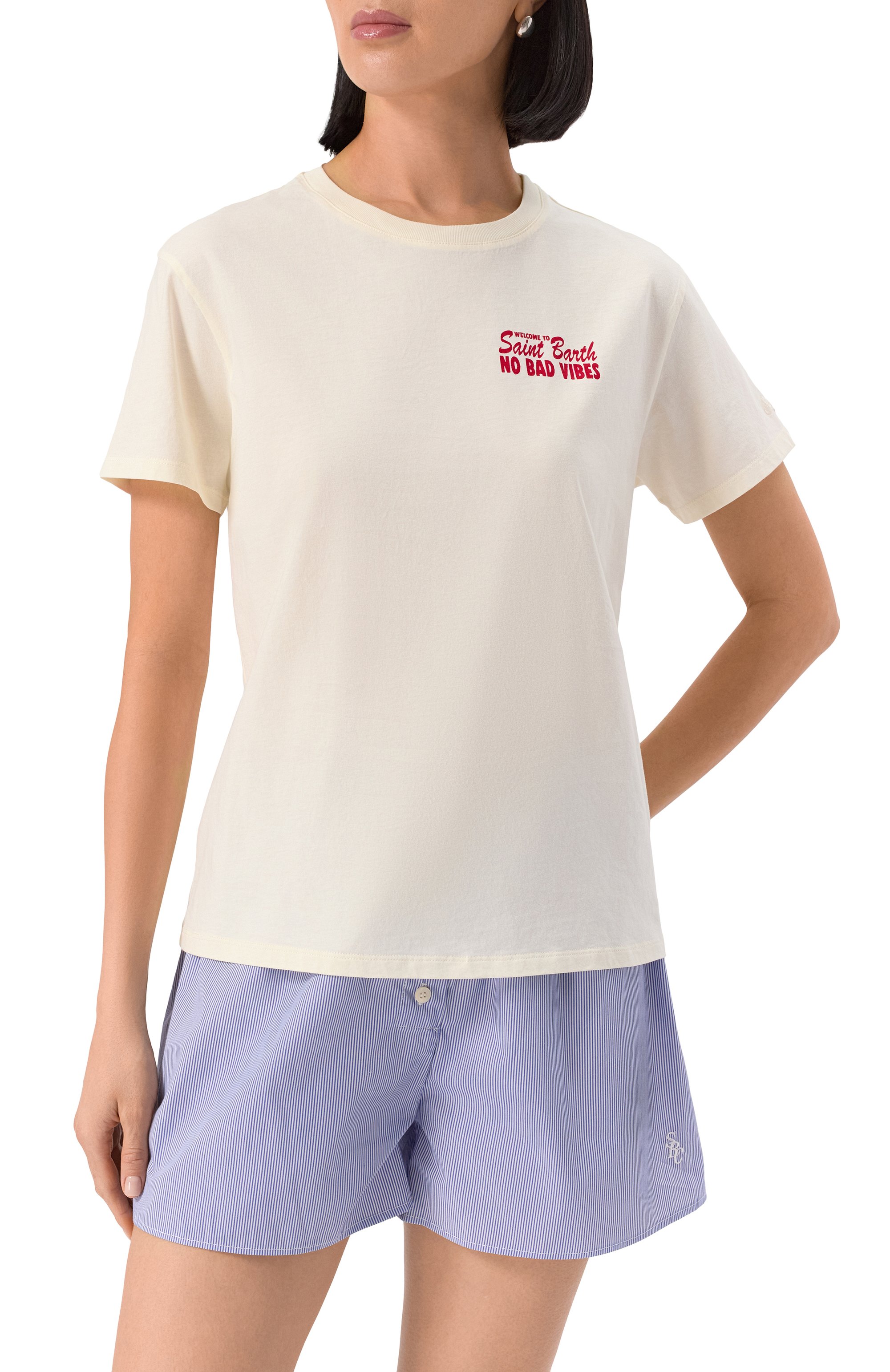Хлопковая футболка MC2 SAINT BARTH, арт. STBW EMILIE/06821H, фото 3