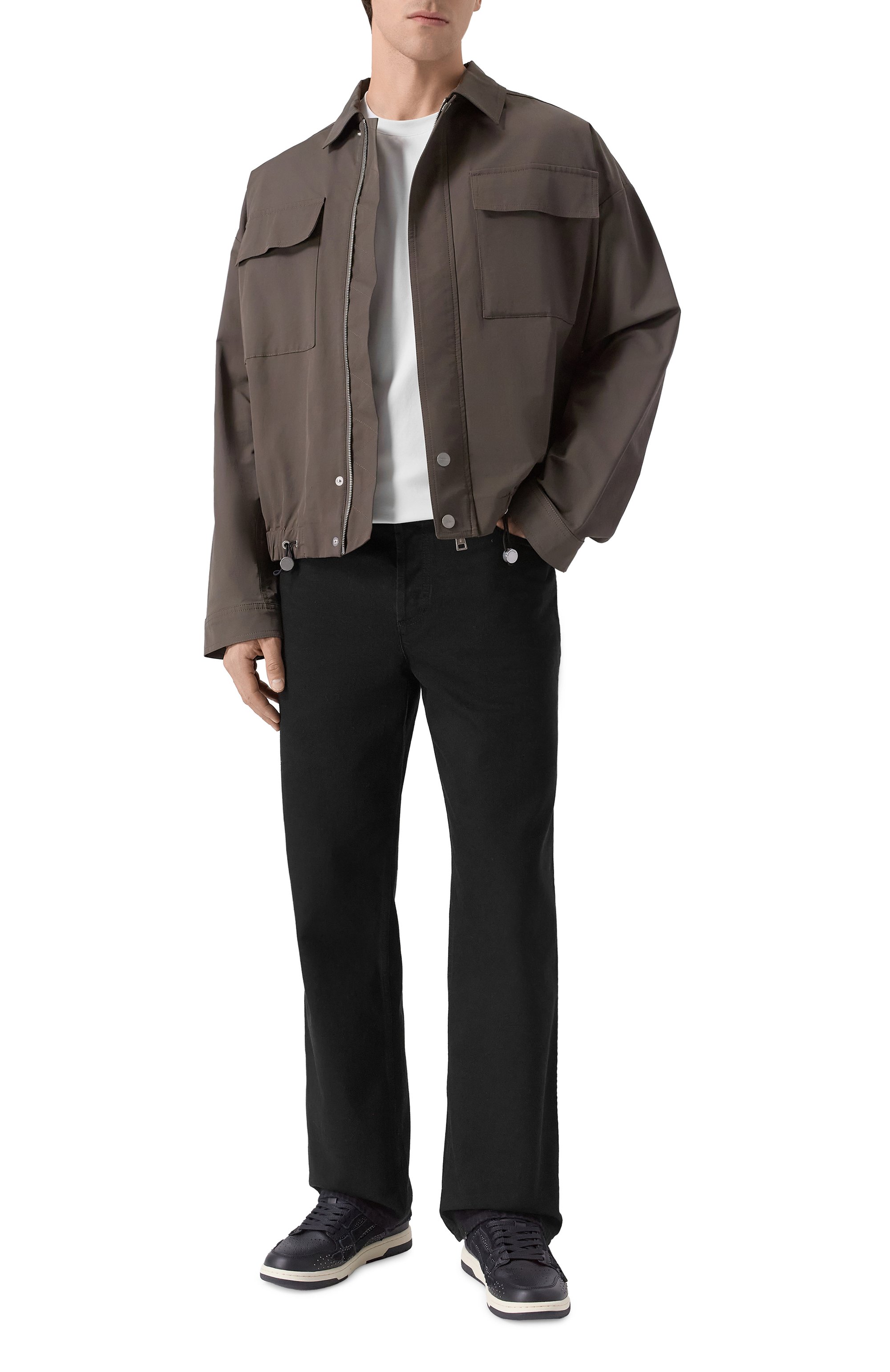 Хлопковая футболка ATTACHMENT, арт. AJ52-090, фото 2