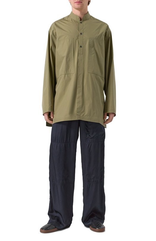 Брюки из вискозы Dries Van Noten 251-020911-1427 Синий  251-020911-1427 Фото 2