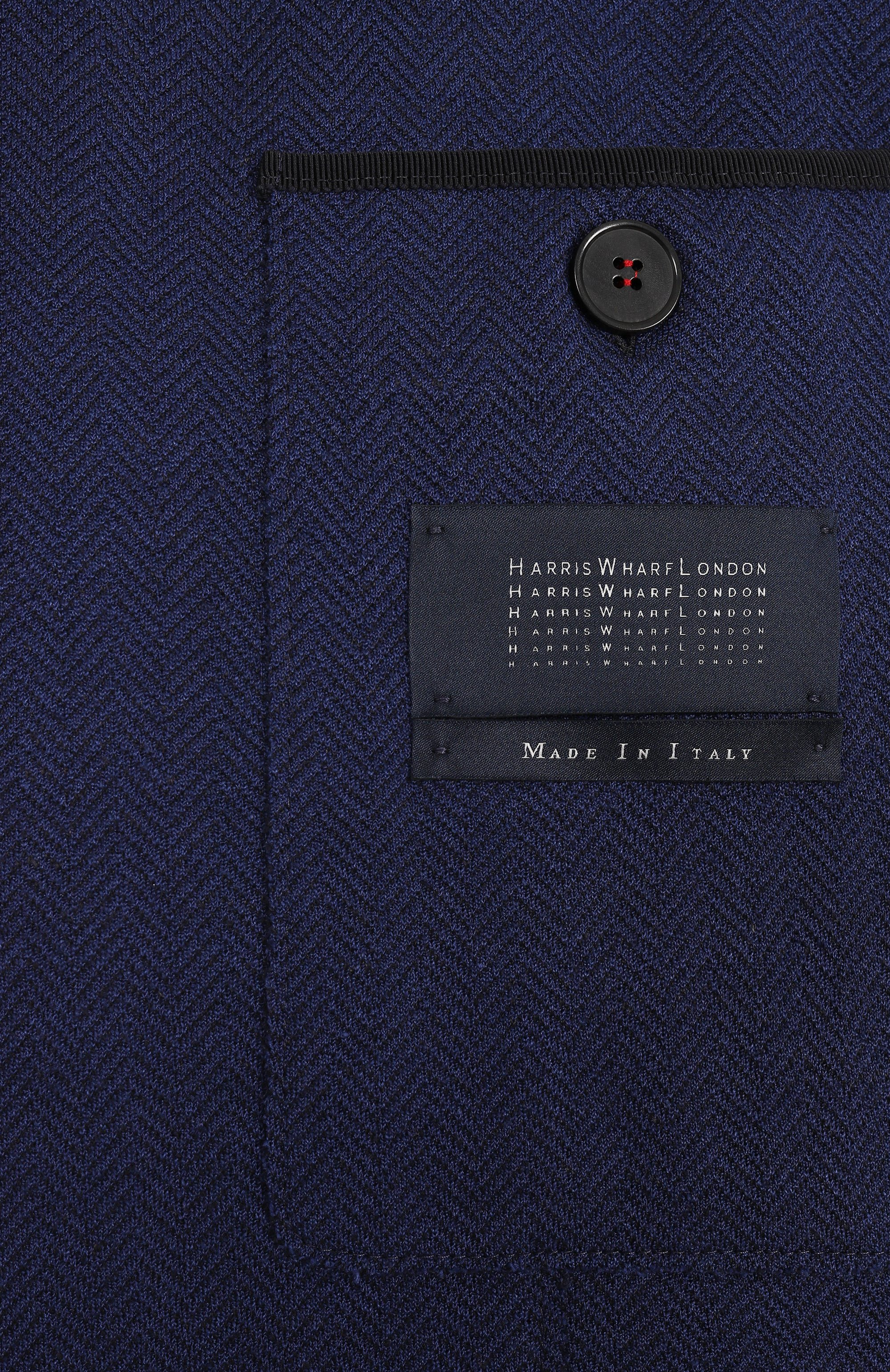 Пиджак из шерсти и шелка HARRIS WHARF LONDON, арт. C8P22PPN, фото 8