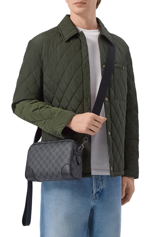 Сумка GG Emblem small Gucci 821155/FAED4 Чёрный  821155/FAED4 Фото 2