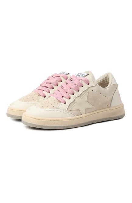 Кожаные кеды ball star GOLDEN GOOSE DELUXE BRAND, арт. GYF00439.F007308