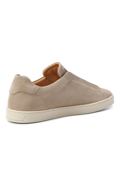 Замшевые кеды BLU BARRETT бежевого цвета по цене 53550 руб., арт. CLI0-13506.14/0TTERPR00F REV, фото 4 Замшевые кеды BLU BARRETT, арт. CLI0-13506.14/0TTERPR00F REV, фото 4