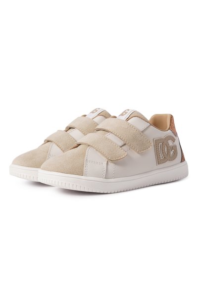 Кожаные кеды DOLCE & GABBANA, арт. DN0239/A3M41