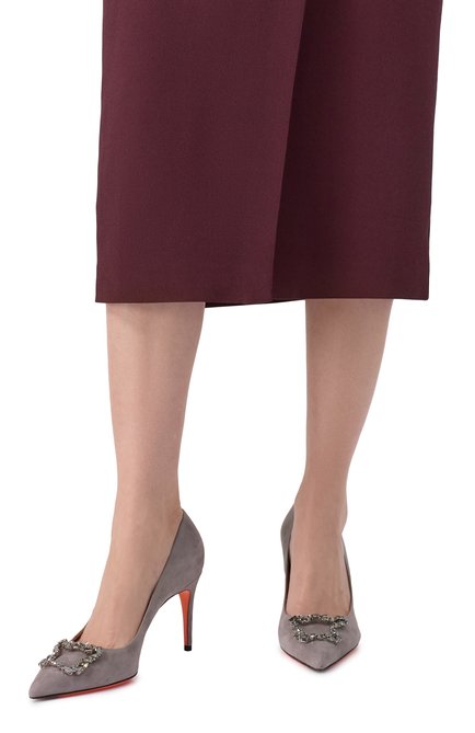 Женские замшевые туфли SANTONI, арт. WDIG71889HI2NMGD