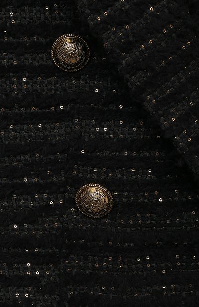 Жакет BALMAIN черного цвета по цене 99500 руб., арт. 6P2020, фото 3 Жакет BALMAIN, арт. 6P2020, фото 3