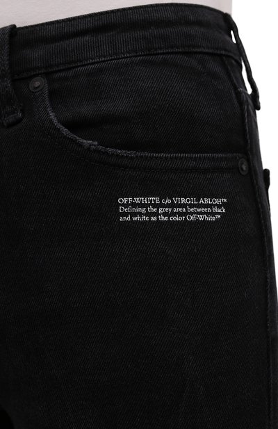 Джинсы OFF-WHITE черного цвета по цене 47800 руб., арт. 0WYA003F21DEN002, фото 5 Джинсы OFF-WHITE, арт. 0WYA003F21DEN002, фото 5