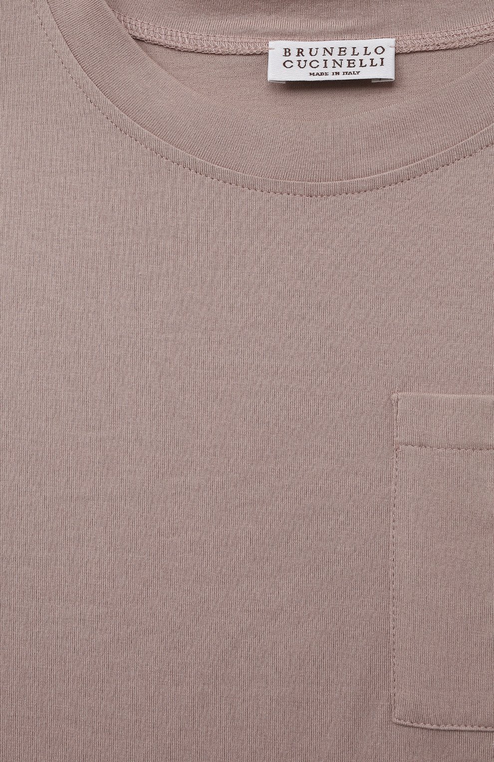 Хлопковая футболка BRUNELLO CUCINELLI, арт. B0A45T047A, фото 3