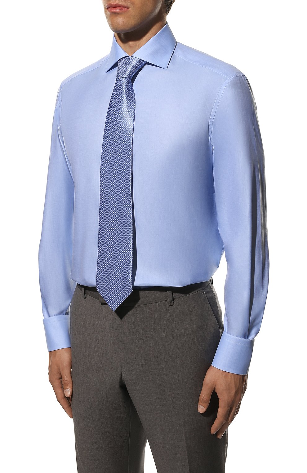 Сорочка из хлопка и шелка STEFANO RICCI, арт. MC000540/L2403, фото 3