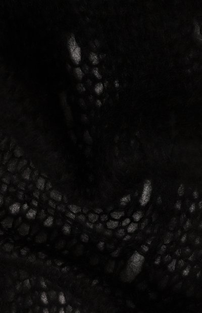 Шарф из шерсти и шелка ANN DEMEULEMEESTER, арт. 2402-U-SC08-KN044-099, фото 3