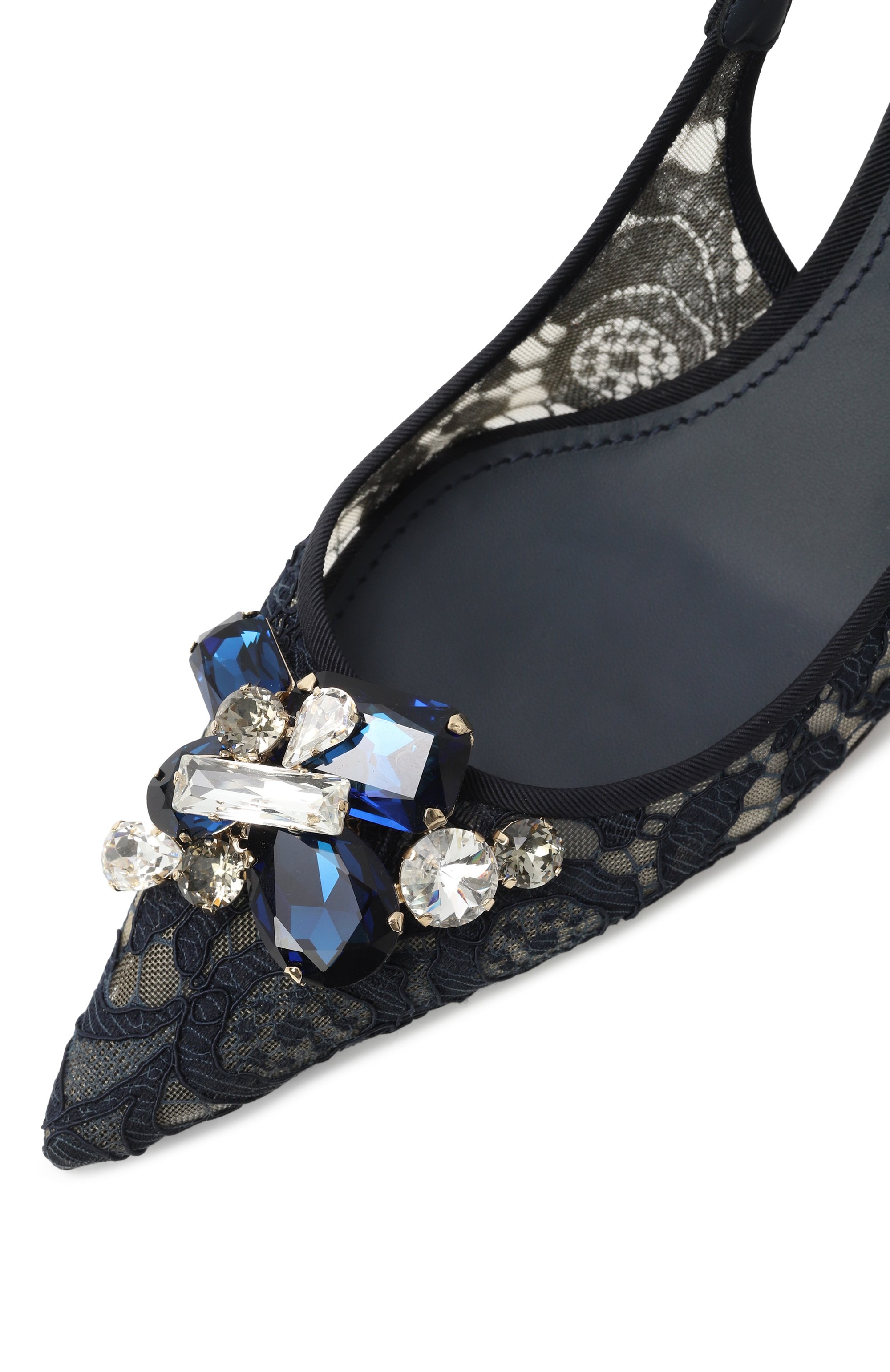 Текстильные туфли rainbow 60 DOLCE & GABBANA темно-синего цвета по цене 115500 руб., арт. CG0711/AQ074, фото 7 Текстильные туфли rainbow 60 DOLCE & GABBANA, арт. CG0711/AQ074, фото 7