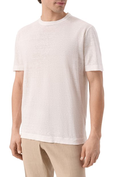 Льняная футболка CANALI, арт. T0869/MJ02244, фото 3