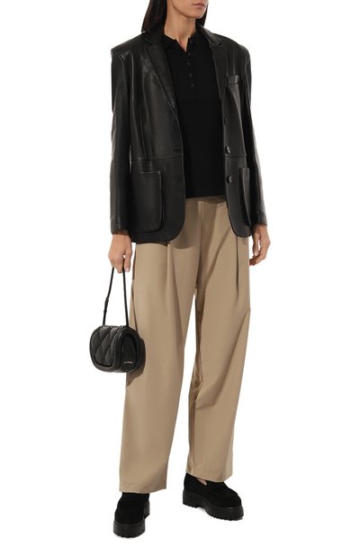 Хлопковое поло BOSS черного цвета по цене 9950 руб., арт. 50490960, фото 2 Хлопковое поло BOSS, арт. 50490960, фото 2