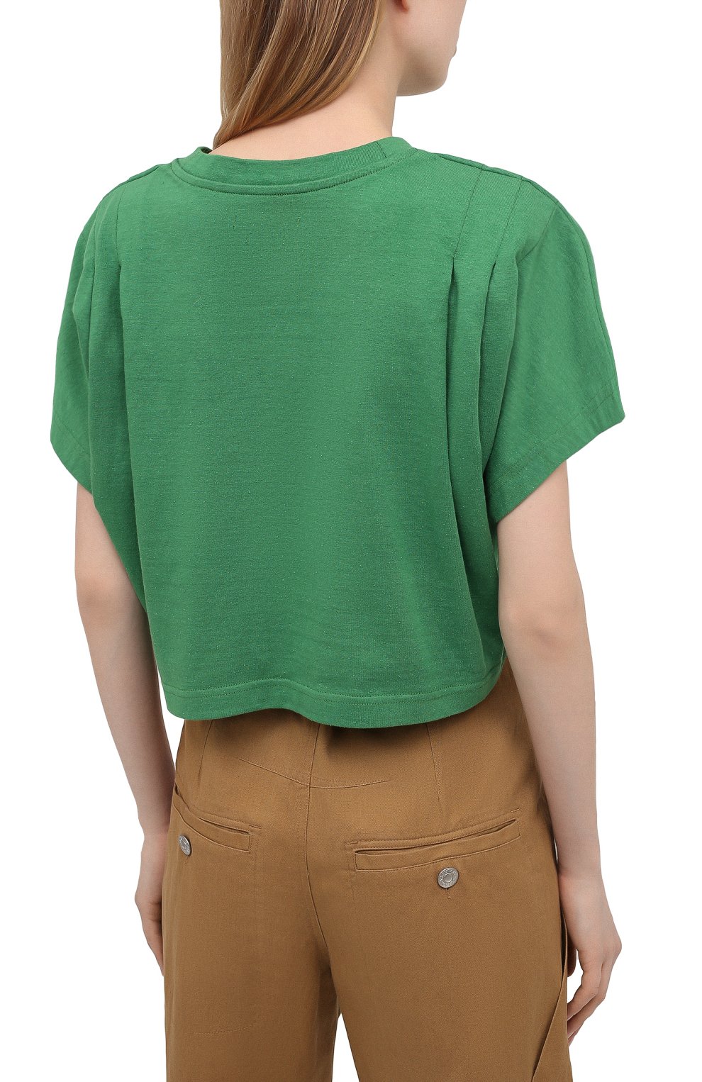 Хлопковая футболка ISABEL MARANT, арт. TS0779-21P027I/ZINALIA, фото 4