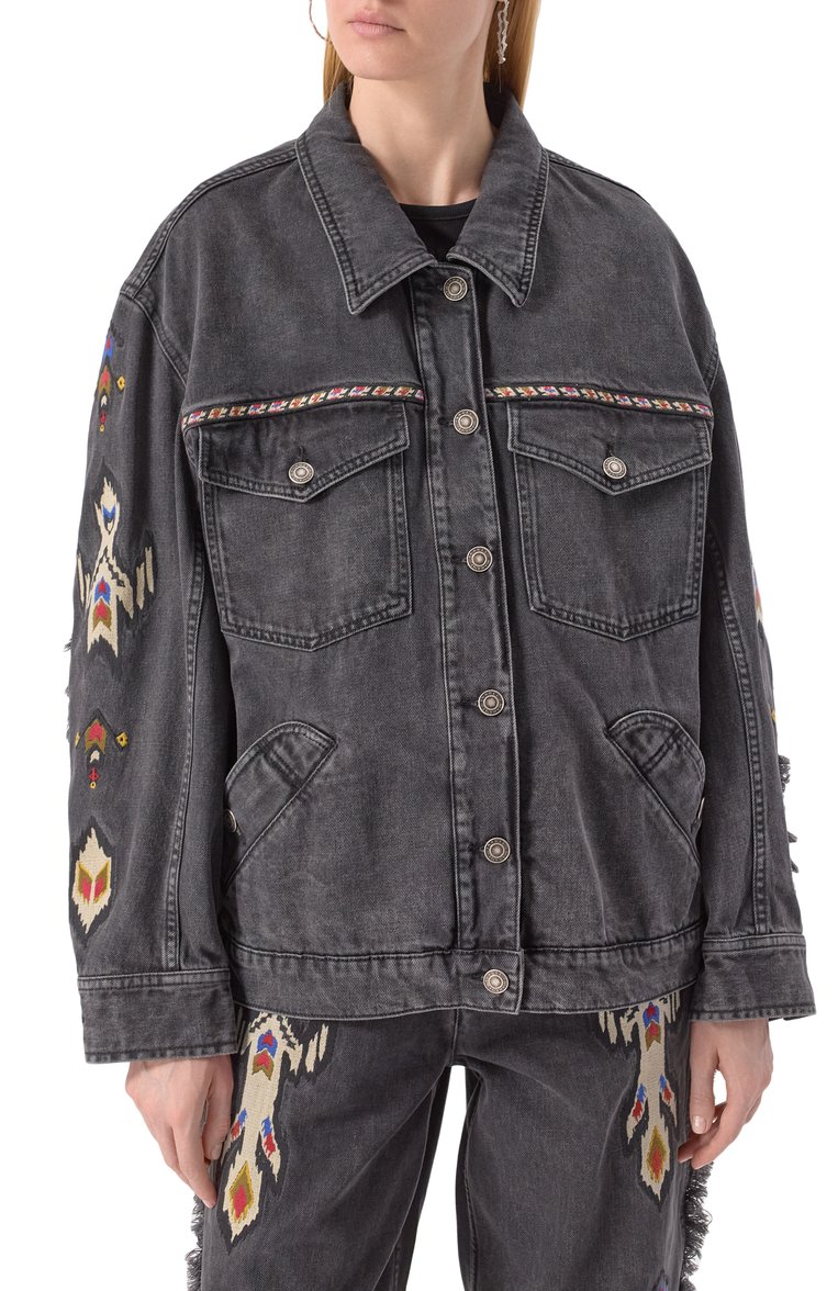 Джинсовая куртка ISABEL MARANT ETOILE, арт. 25PVE0430FA/C1H02E, фото 3
