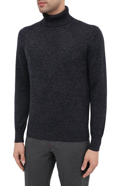 Кашемировый свитер CORTIGIANI темно-синего цвета по цене 99500 руб., арт. 919130/0300, фото 3 Кашемировый свитер CORTIGIANI, арт. 919130/0300, фото 3