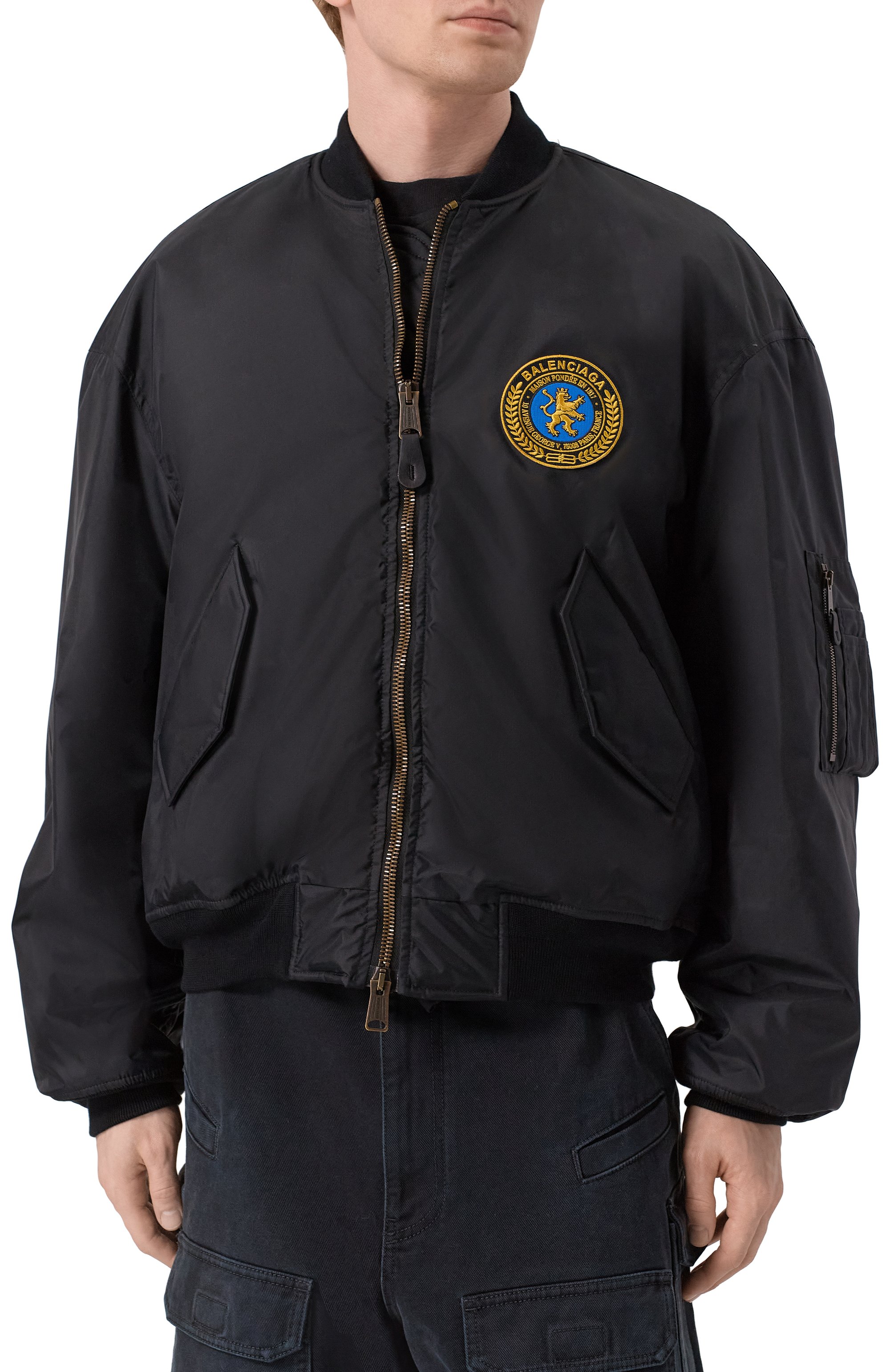 Утепленный бомбер BALENCIAGA, арт. 839101/T0004, фото 3