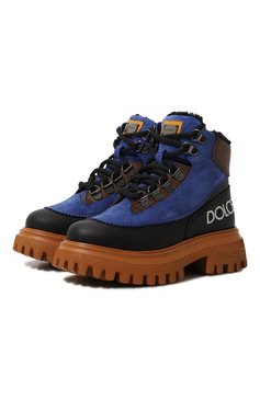 Кожаные ботинки DOLCE & GABBANA, арт. DA5177/A3C01/29-36, фото 1