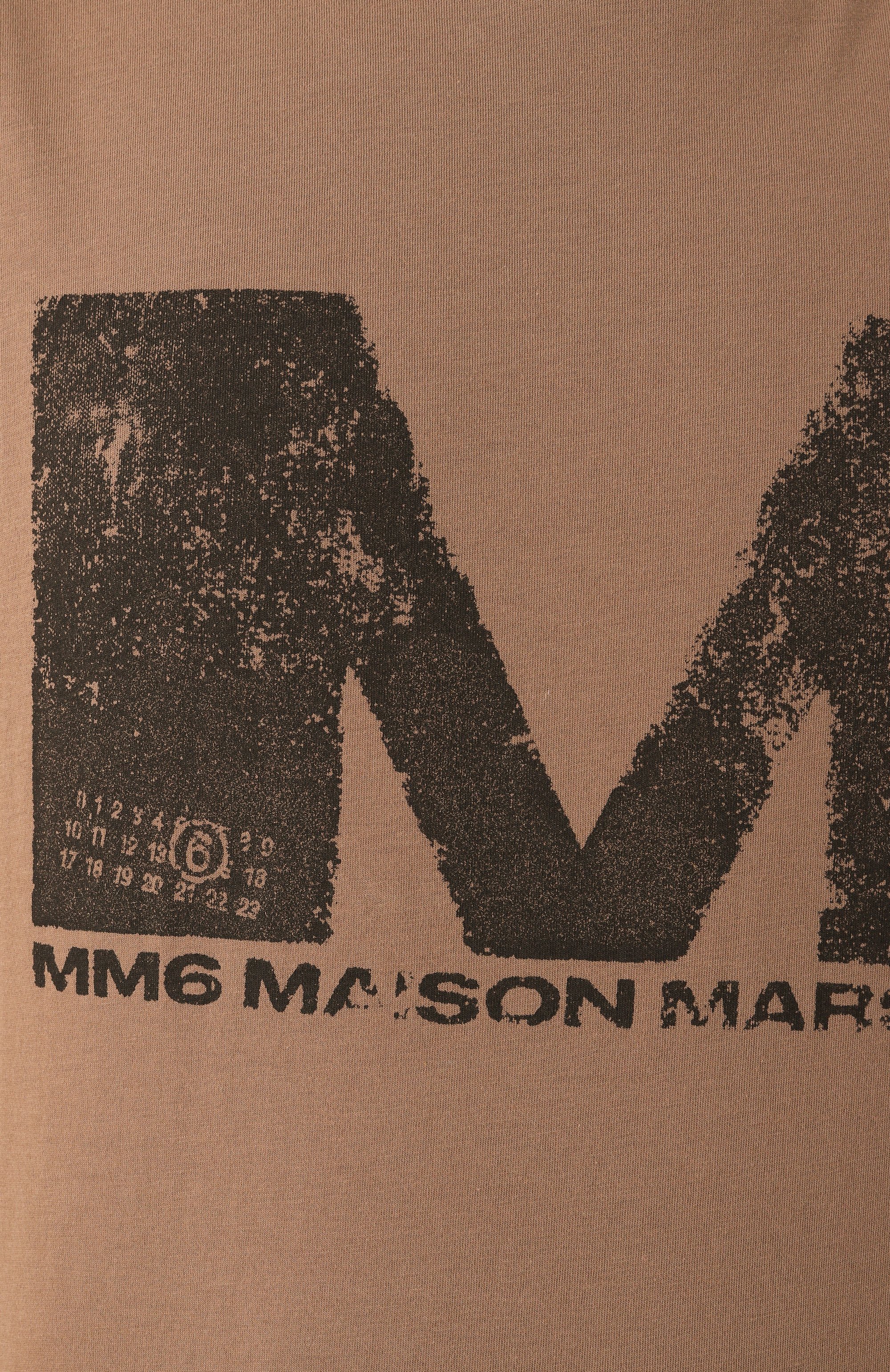 Хлопковая футболка MM6, арт. SH0GC0048/S24312, фото 6