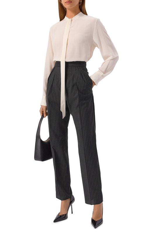 Шерстяные брюки Max Mara SESAM0 Чёрный  SESAM0 Фото 2