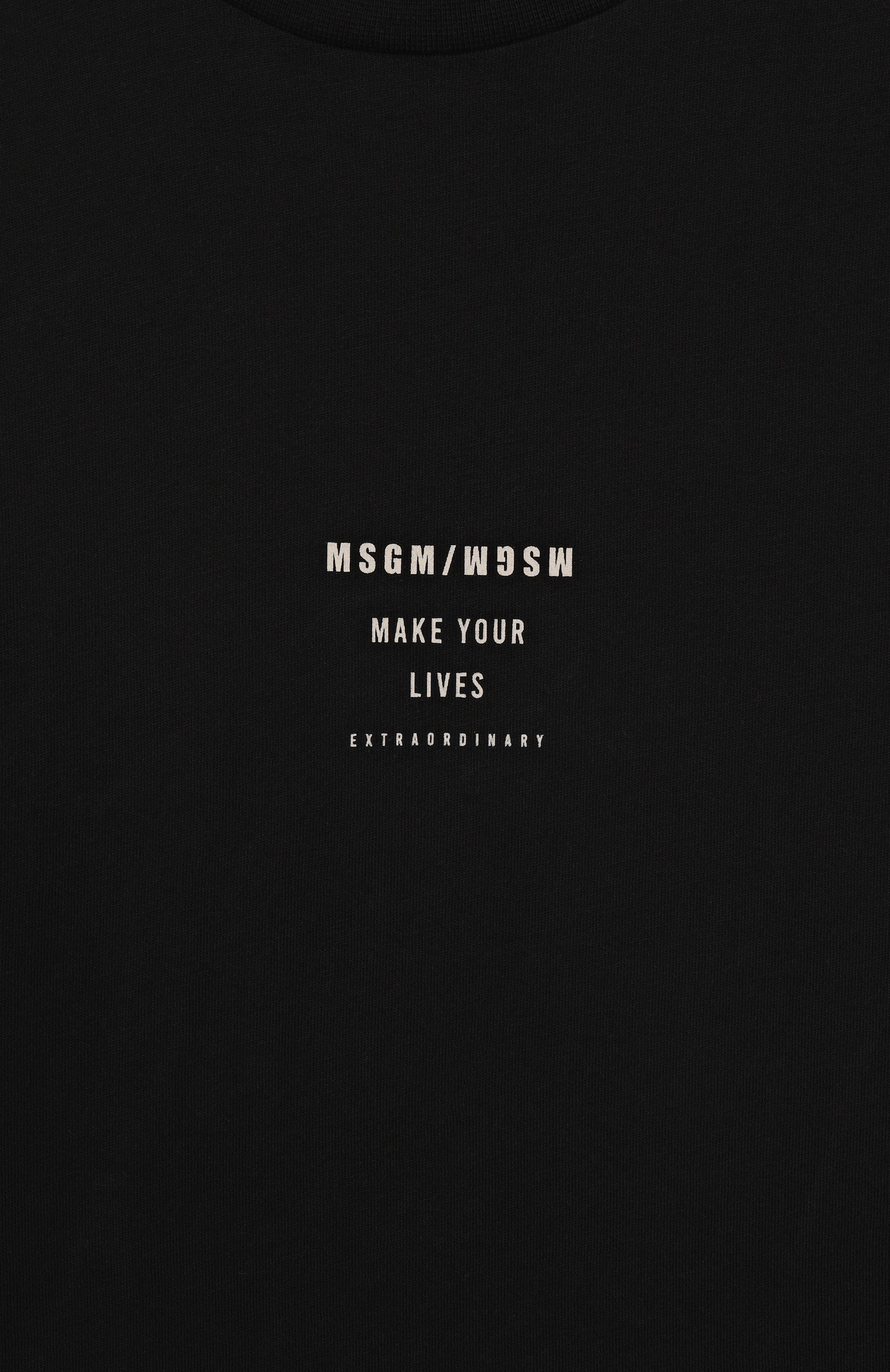 Хлопковая футболка MSGM KIDS, арт. F5MSJBTH215, фото 3