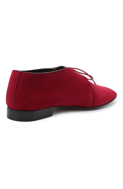Замшевые дерби GIORGIO ARMANI красного цвета по цене 105000 руб., арт. X1C210/X0101, фото 4 Замшевые дерби GIORGIO ARMANI, арт. X1C210/X0101, фото 4