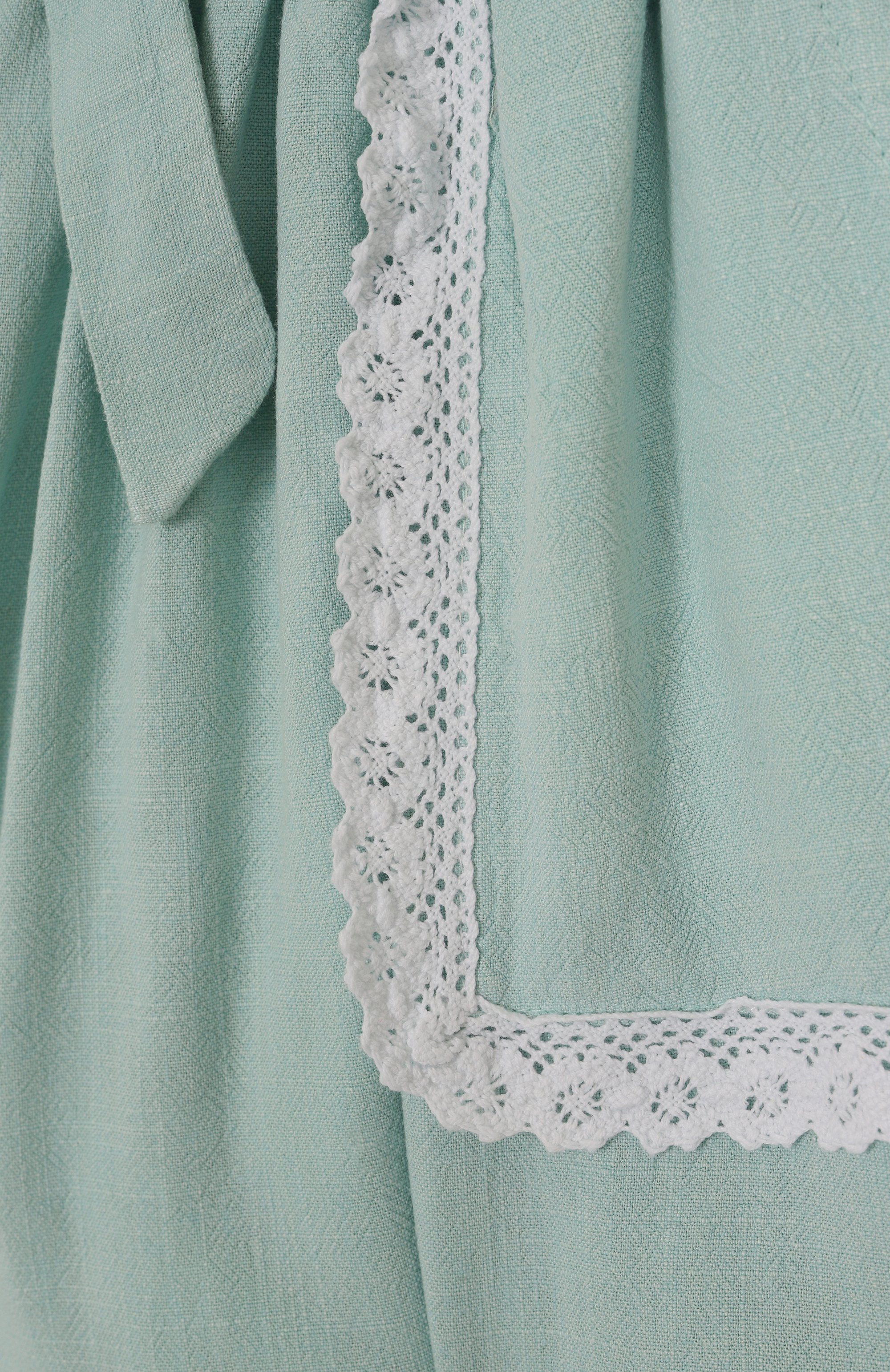 Хлопковые шорты OLGA VALENTINE светло-зеленого цвета по цене 6795 руб., арт. T17S/12A-16A, фото 3 Хлопковые шорты OLGA VALENTINE, арт. T17S/12A-16A, фото 3