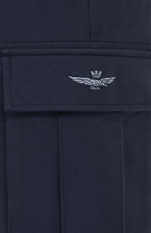 Хлопковые шорты Aeronautica Militare 251BF025F459 Синий  251BF025F459 Фото 6