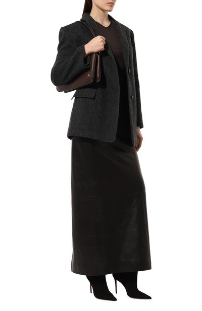 Замшевые сапоги fiona 100 AMINA MUADDI, арт. FI0NA B00T 95/SUEDE, фото 2