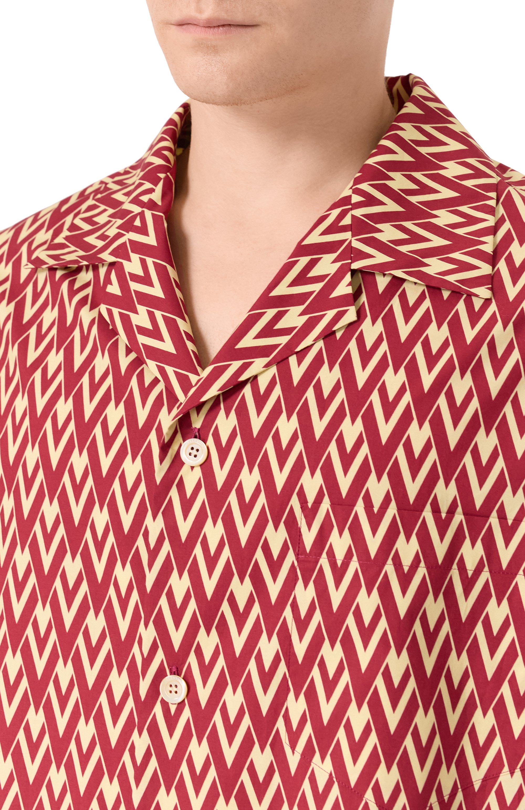 Хлопковая рубашка VALENTINO, арт. 7V3AA111/B20, фото 5