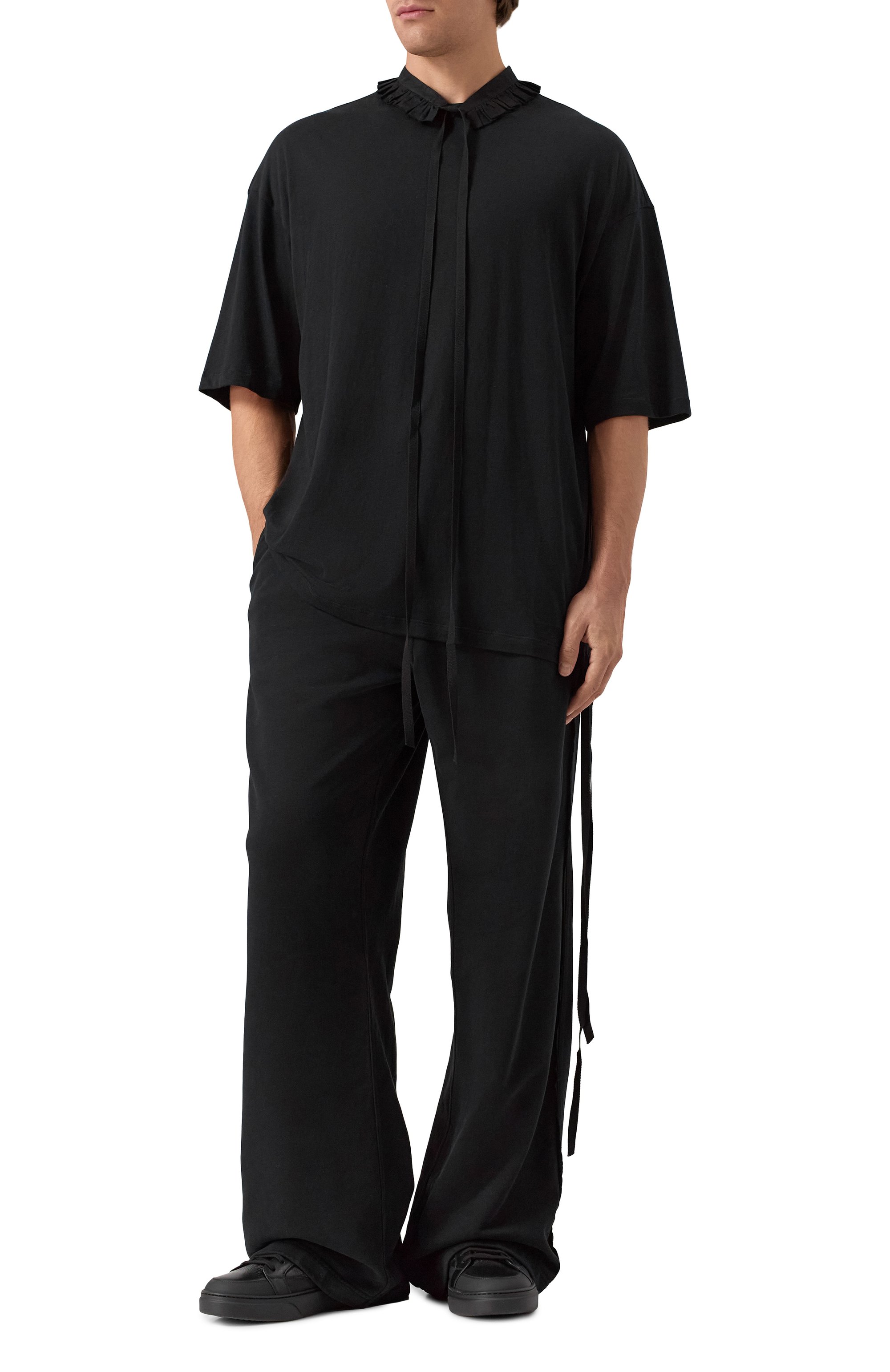 Хлопковые брюки ANN DEMEULEMEESTER, арт. B0013219/FA185, фото 2