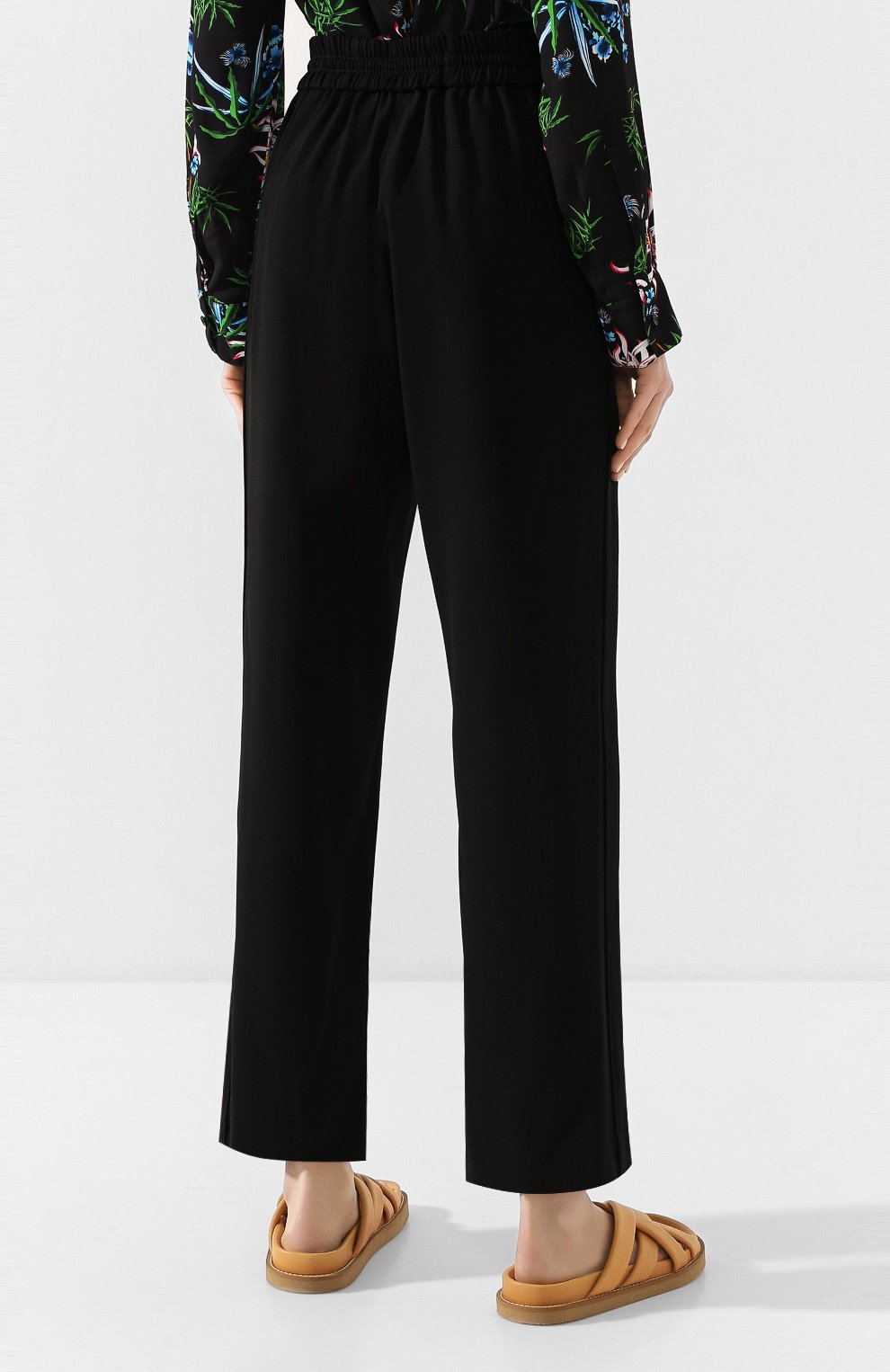 Брюки KENZO черного цвета по цене 46100 руб., арт. FA52PA1315AC, фото 4 Брюки KENZO, арт. FA52PA1315AC, фото 4