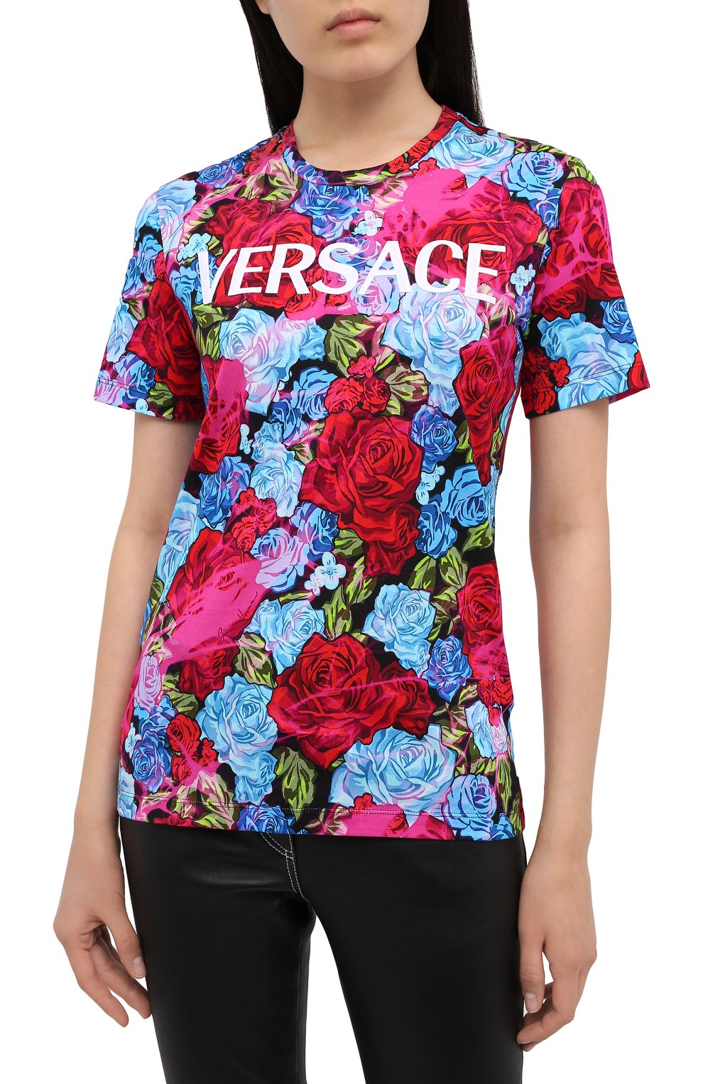 Хлопковая футболка VERSACE, арт. A87484/A235967, фото 3