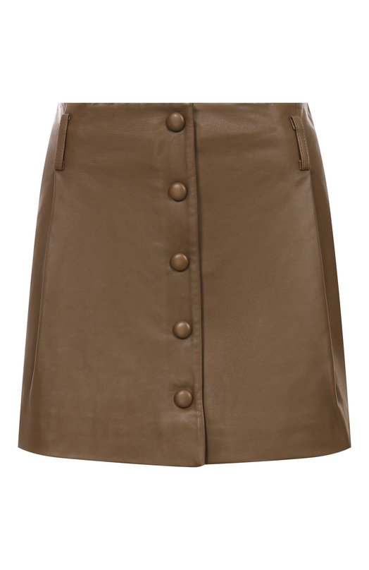 Кожаная юбка Iro WM31BRI0NE/AX403 Хаки WM31BRI0NE/AX403