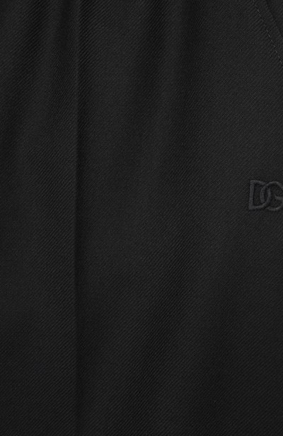 Шерстяные брюки DOLCE & GABBANA темно-синего цвета по цене 59900 руб., арт. L53P68/HU2BD_001, фото 3 Шерстяные брюки DOLCE & GABBANA, арт. L53P68/HU2BD_001, фото 3