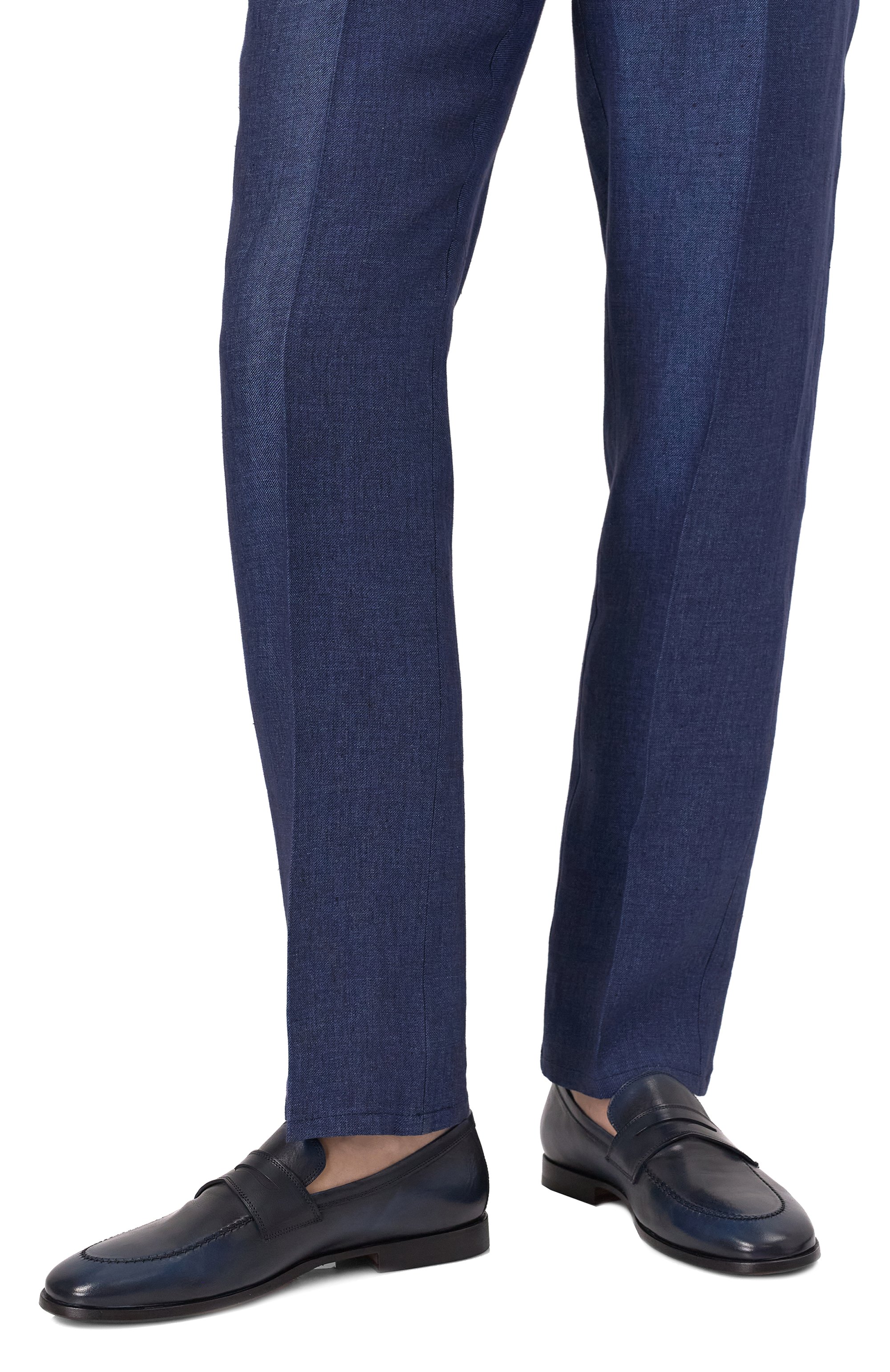 Кожаные пенни-лоферы PANTANETTI, арт. 18572D, фото 3