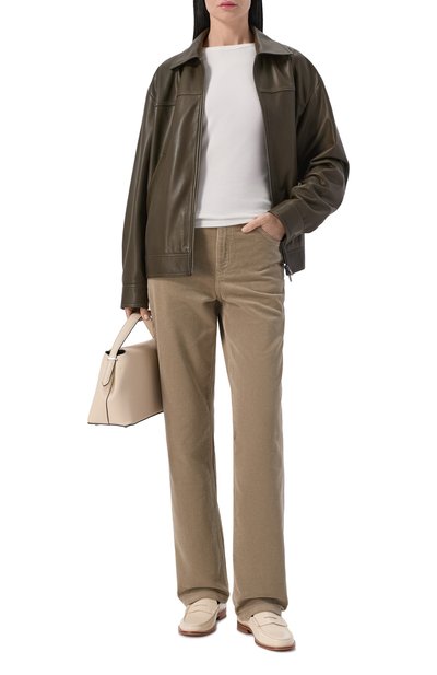 Вельветовые брюки 12 STOREEZ бежевого цвета по цене 19000 руб., арт. 137684, фото 2 Вельветовые брюки 12 STOREEZ, арт. 137684, фото 2