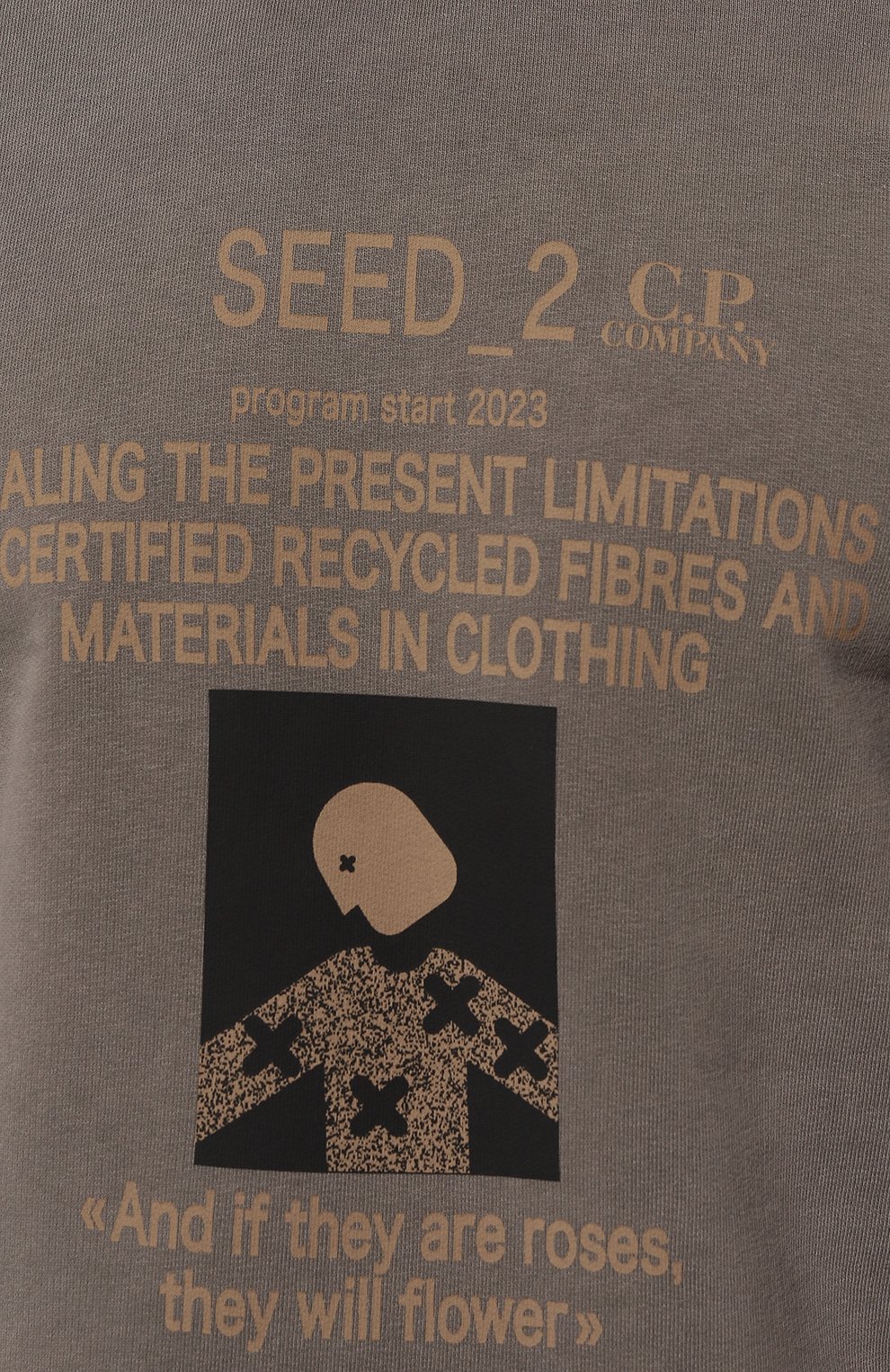 Хлопковый свитшот C.P. COMPANY, арт. 14CMSS341A-006529N, фото 5