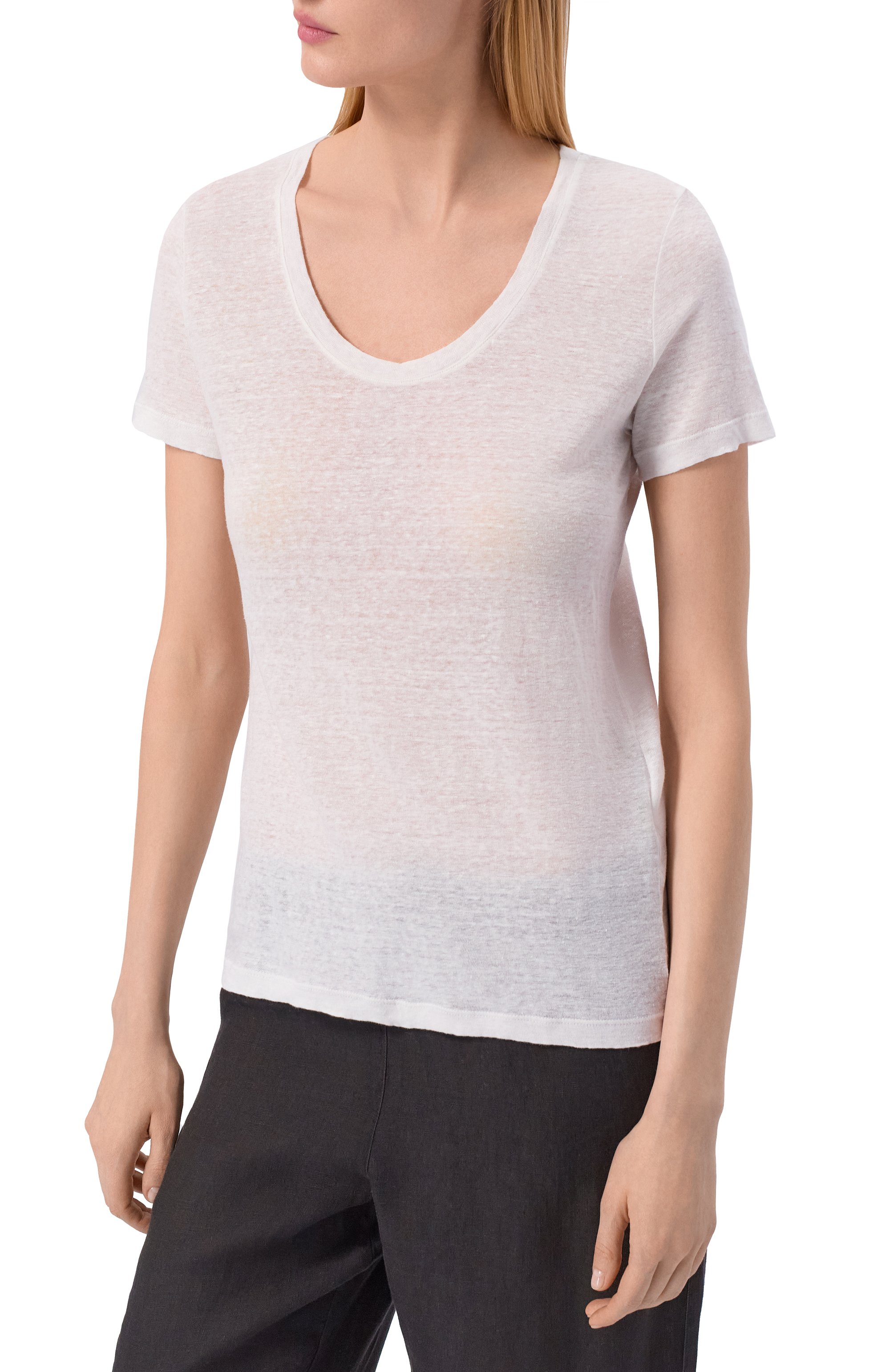 Льняная футболка 120% LINO, арт. 33ALIW7761/000B568, фото 3