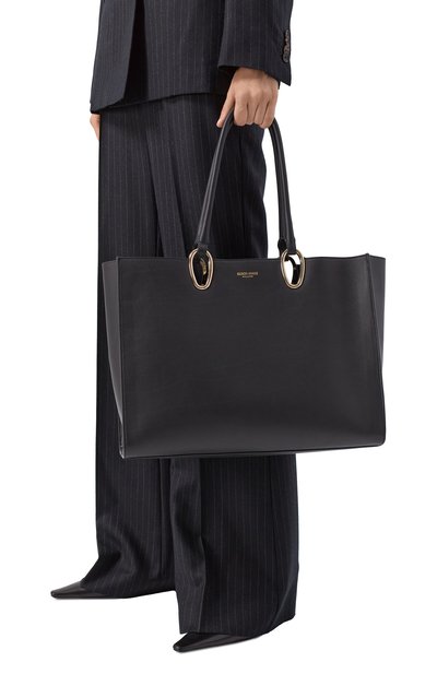 Сумка-тоут GIORGIO ARMANI черного цвета по цене 458000 руб., арт. GW001717/AF20989, фото 2 Сумка-тоут GIORGIO ARMANI, арт. GW001717/AF20989, фото 2